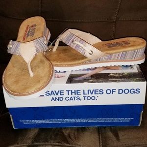 BOBS Skechers Desert Kiss Bohemian Sandals sz 8